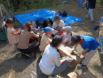 親子で作る秘密基地体験